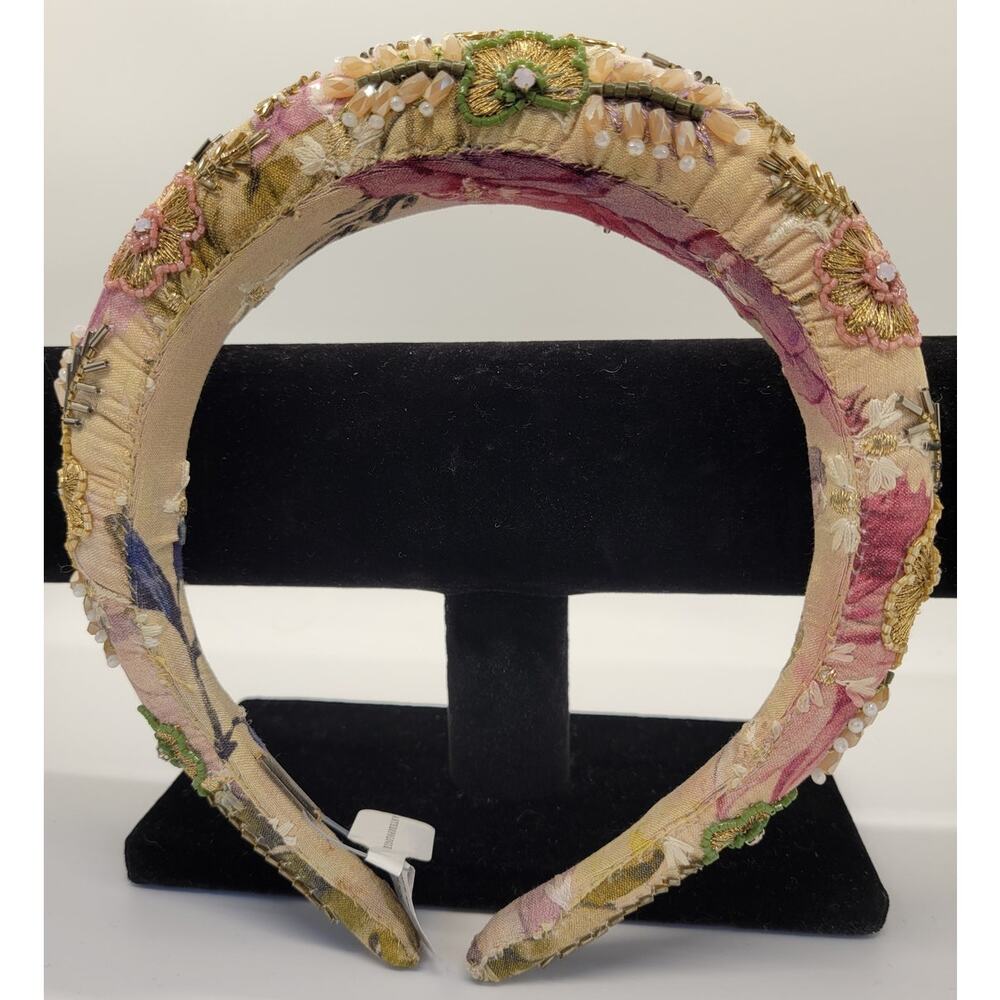 Anthropologie Deepa by Deepa Gurnani Siva Puffed Headband NWT - Picture 3 of 16